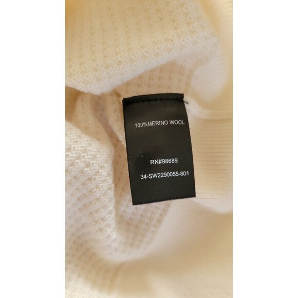 Todd Snyder Cream Merino Wool Sweater Crewneck Textured Knit Mens - Picture 5 of 7